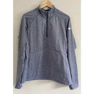 OROS Solarcore 1/4 Zip Pullover Blue Heather Large L
